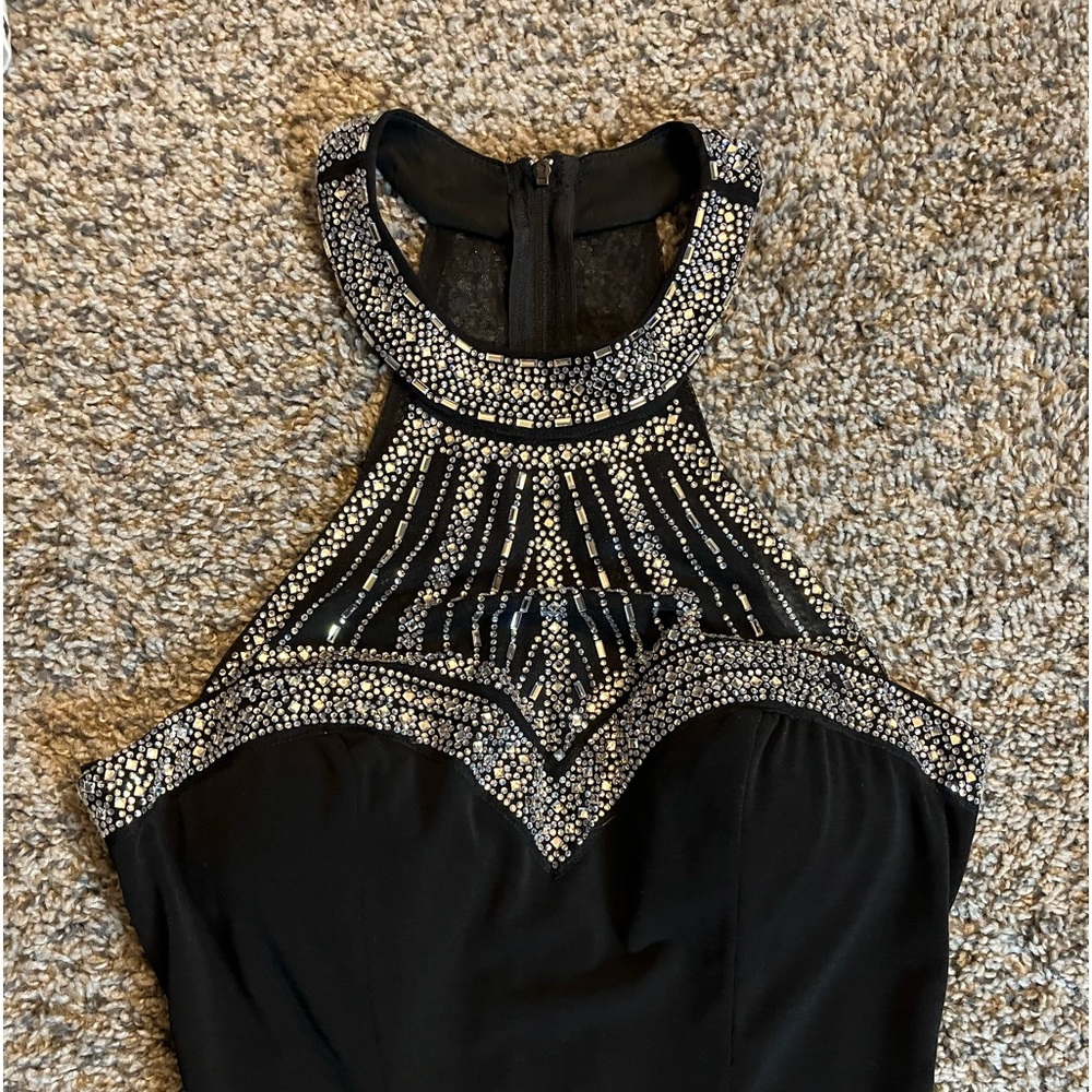 Sexy Mermaid Black Prom Dresses,Cross-Back   Prom Gown Black Bodycon Dress Y666